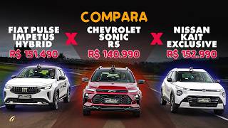 CHEVROLET SONIC VS. NISSAN KICKS VS. FIAT PULSE! Which is the best SUV for under 150,000 reais?