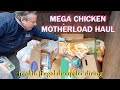 MEGA CHICKEN AND CAESAR SALAD HAUL ~ FREE FOOD DUMPSTER DIVING AT ALDI