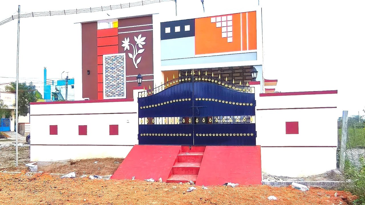 1365 Sq.ft-ல் கட்டிய ஒரு அழகிய 2BHK low Budget house for sale in veppampattu | 