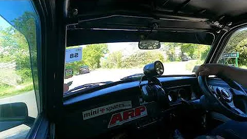 Classic mini 1380 acceleration with the MED ST3 flyheel/clutch assembly fitted.