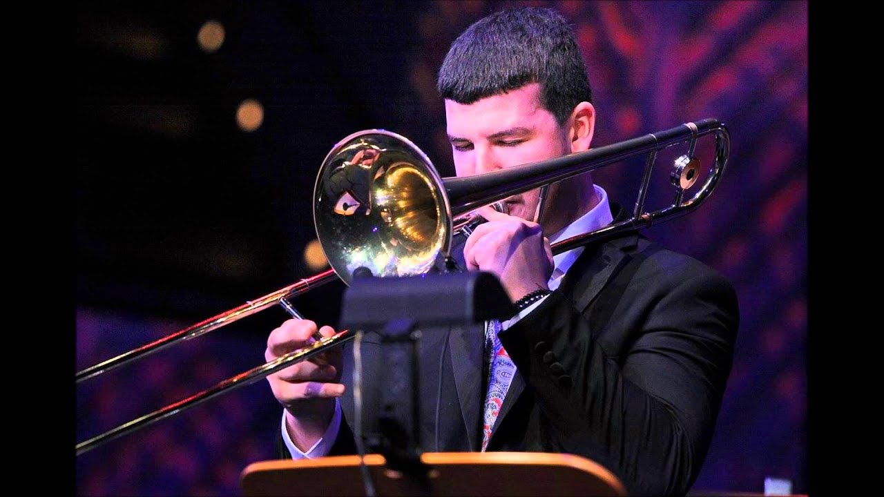 JMI Jazz Orchestra audition tape 2016 Rocky Amer Trombone YouTube