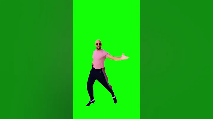 Andrew Tate Look-alike Dancing Afro-Beat - Green Screen