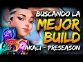 Buscamos la MEJOR BUILD de AKALI PRESEASON en DIRECTO!