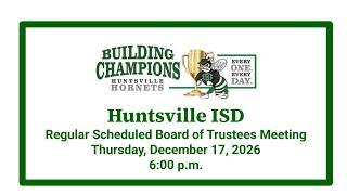 Full Regularly Scheduled Board of Trustees Meeting for Thursday,  December 17,  2026 Update