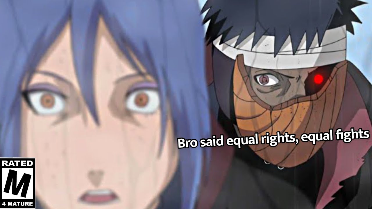 When Obito WHOOPED Konan into the AFTERLIFE by channeling his inner Chris Breezy
