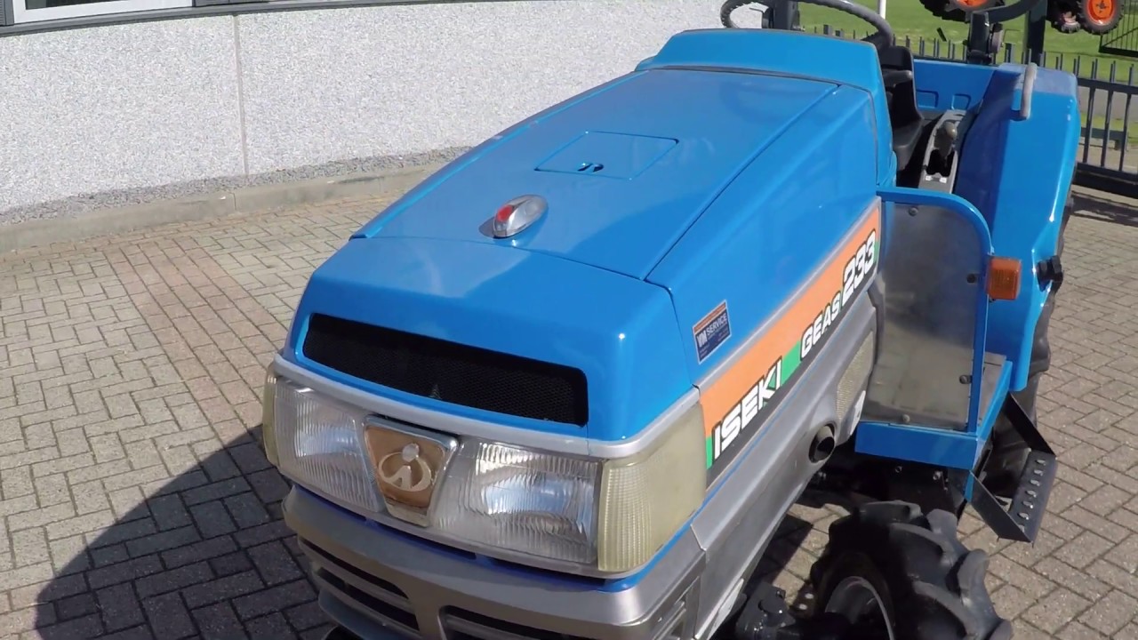 Iseki Geas 233 4wd / 1154 Draaiuren / Powershift - YouTube