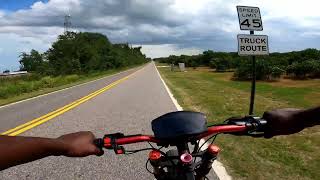 72v 54.7ah mega range battery acceleration test