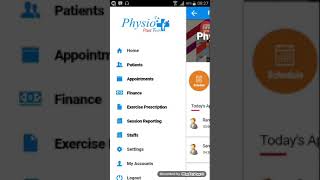 Basic features of Physio Plus Tech screenshot 2