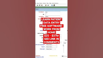 Fast Track into Healthcare! Learn EMR and EHR with Me Entering Patient Data