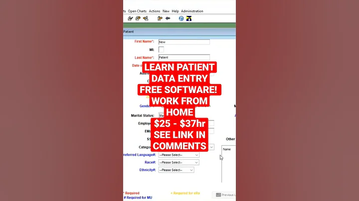 Fast Track into Healthcare! Learn EMR and EHR with Me Entering Patient Data