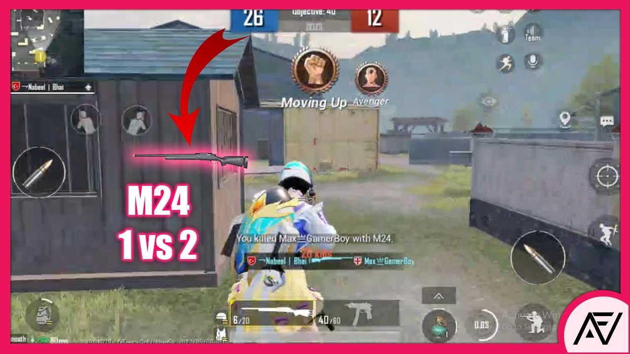 M24 ONLY 1vs2 2 PRO PLAYER | SOLO VS DUO M24 TDM MATCH🔥 | PUBG MOBILE ...