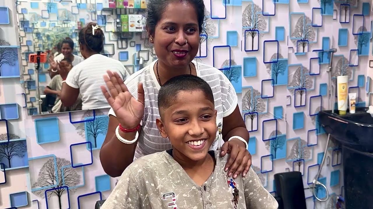 Buzz Haircut For School Boys 🧒 | Simple & Clean Look 💇 | Kids Haircut 2025 💈