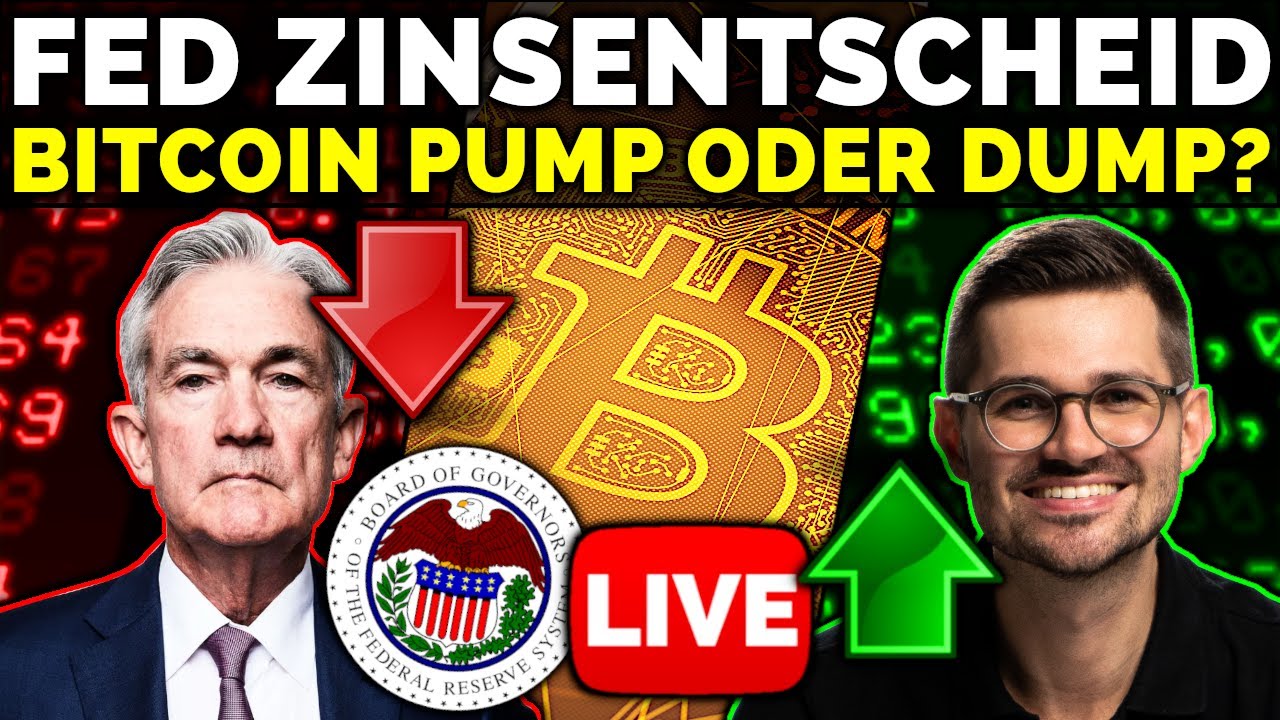 BITCOIN LIVE | FED ZINSENTSCHEID! Pump oder Dump!