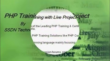 PHP Training with Live Project | SSDN Technologies