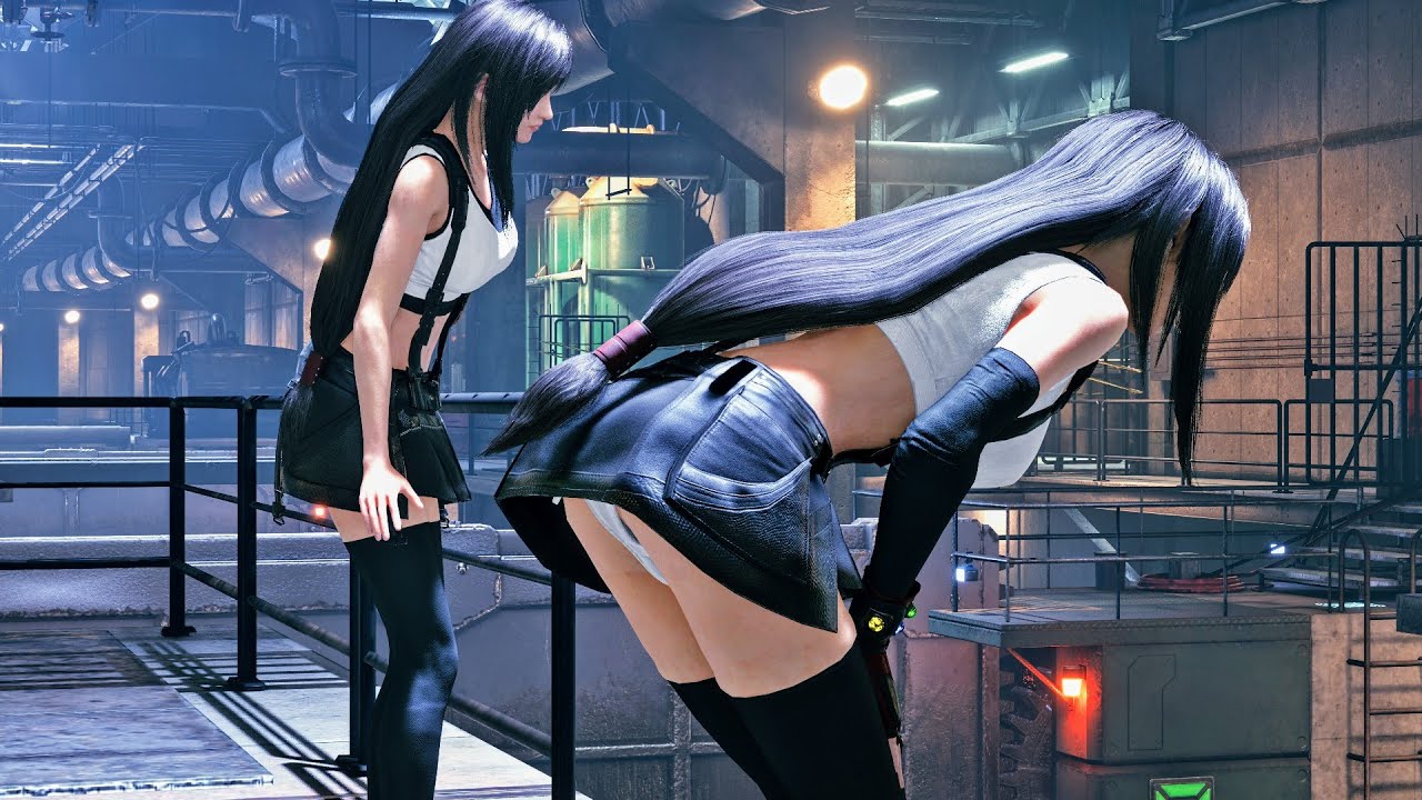 Tifa Short Skirt Vs Tifa Standard Skirt Final Fantasy Vii Remake 4k Youtube 