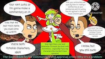 The GoAnimate-styled commentary and approval crisis: Why it