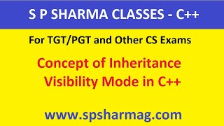 Inheritance Visibility Mode in C++