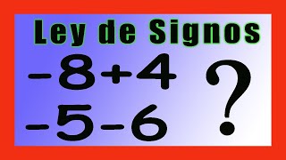 ✅👉 Ley de Signos Suma y Resta ✅ LEY DE SIGNOS SUMA Y RESTA DE NUMEROS ENTEROS ✅👉 Ley de Signos Suma y Resta ✅ LEY DE SIGNOS SUMA Y RESTA DE NUMEROS ENTEROS
