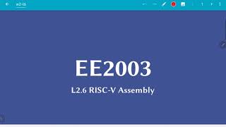 L2.6 - RISC-V Assembly (Assignment)