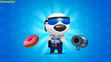 TALKING TOM SPLASH FORCE- New Character OFFICER HANK VS THE RACOONS  Gameplay #10