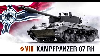 World of Tanks (WoT) - Kampfpanzer 07 RH - 4 Kills - 4.119 - [ReplayHD]