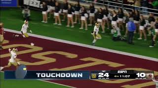 Jeremiyah Love 2025 CFB Game Highlights vs Boston College 