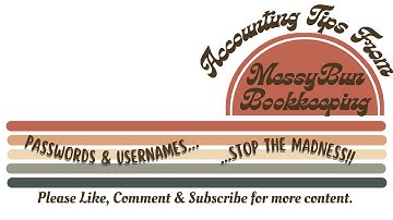 Passwords & Usernames... STOP THE MADNESS!