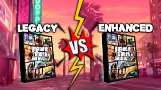 WHAT'S THE DIFFERENCE: GTA V LEGACY vs GTA V ENHANCED! screenshot 5