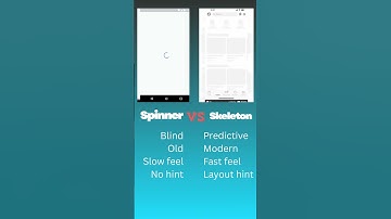 Spinner vs Skeleton Loader — Which One’s Better? ⚡ UI/UX Comparison | #htmlcss |  #shorts