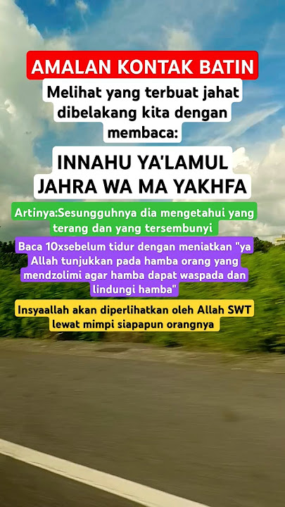 AMALAN KONTAK BATIN #amalan #doa #dzikr#ilmu #foryou #fyp #fypシ゚viral #viral #trending #1jutaviewer