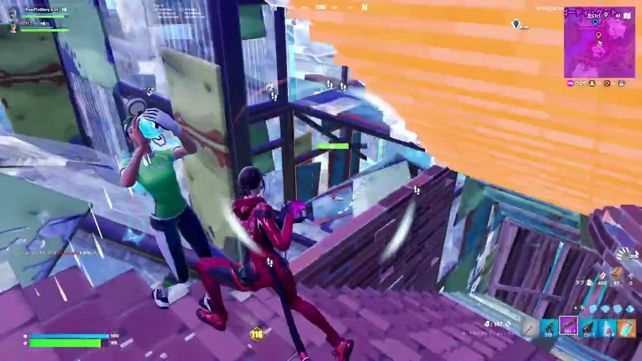 div1一日目一人で39キルした