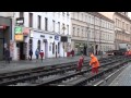 Prague Tram Track Repair: Štefánikova ul. Прага, ремонт трамвайных путей на Штефаникове ул.,18.11.14