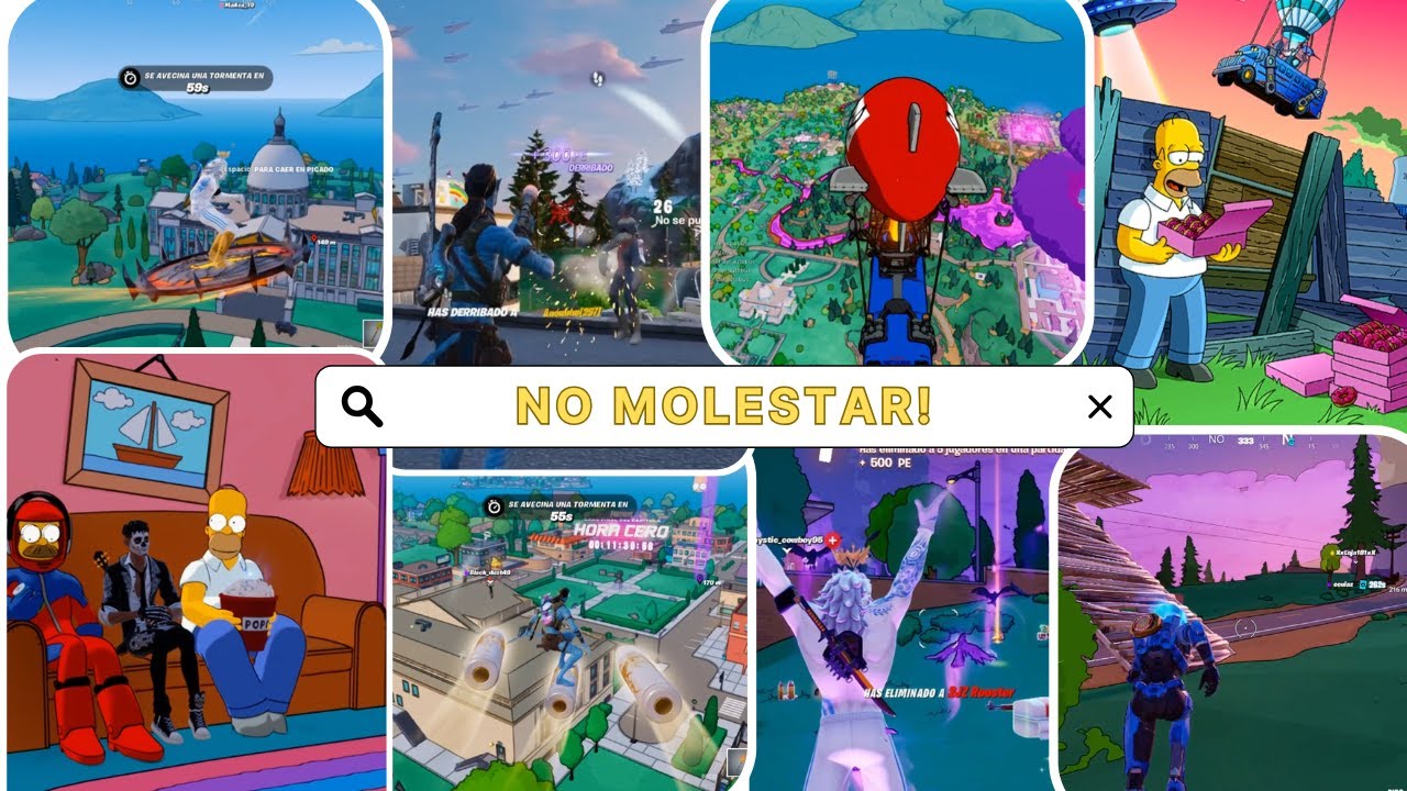 La ruta al final del capitulo 6 Temporada de los Simpson - Fortnite ...
