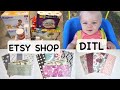 DAY IN THE LIFE Running an Etsy Shop | Target Haul Deals | Shop with me for Crafting Supplies DITL