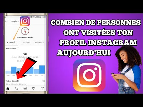 Comment connaître le nombre de personnes qui visitent ton profil Instagram