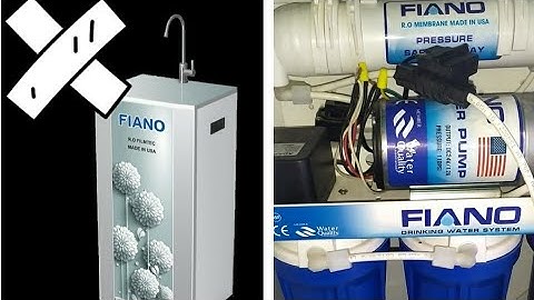 Cách sửa máy lọc nước bơm không hoạt động. mất nguồn điện