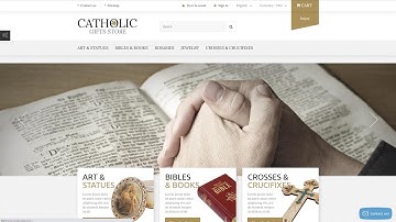Religious Items PrestaShop Theme by WT Website Template - 53320