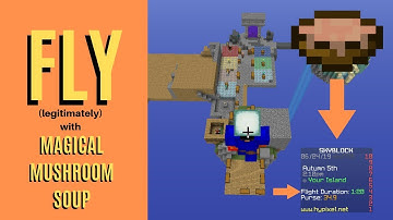 Hypixel Skyblock | How to FLY (Legitimately) with Magical Mushroom Soup!