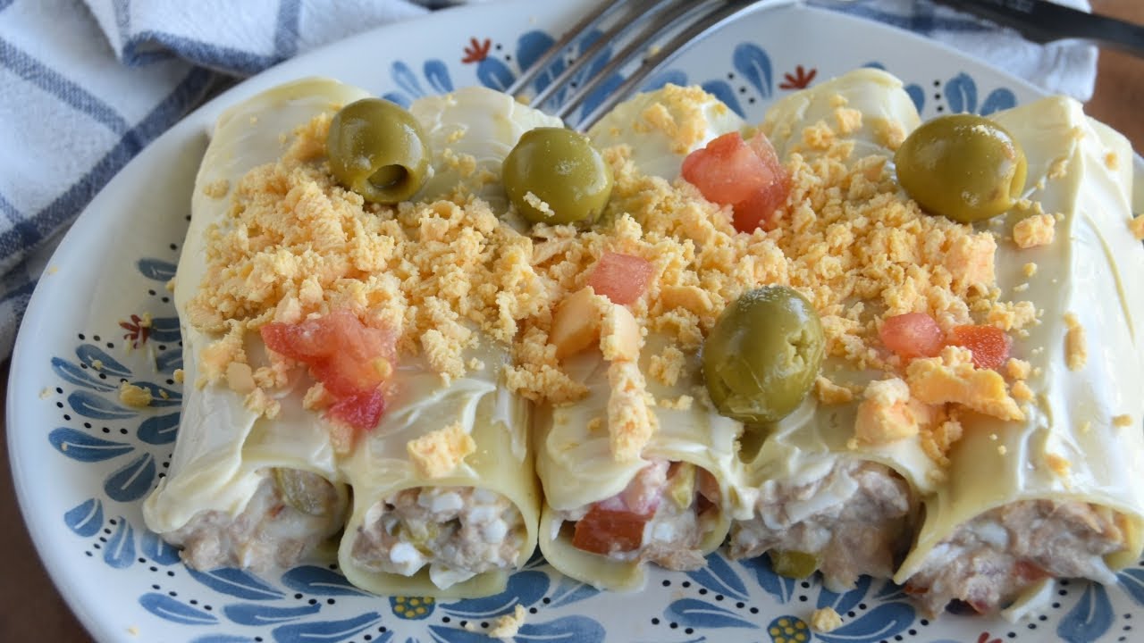 💚 Canelones de verano muy fáciles RÁPIDOS Y LE GUSTAN A TODO EL MUNDO