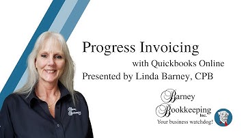 Progress Invoicing with Quickbooks Online