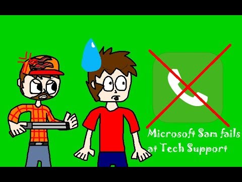 Microsoft Sam fails at Tech Support