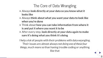 Data Wrangling with R and the Tidyverse - Workshop
