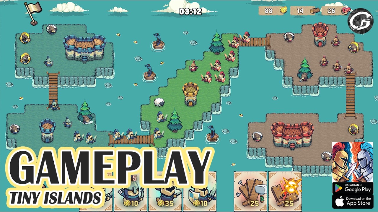 Tiny Islands Gameplay - Mobile Game (Android) - YouTube