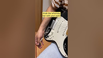 Whammy Bar For Guitar Beginners- #guitarteacher #guitar #guitartutorial #guitarlessons #shorts