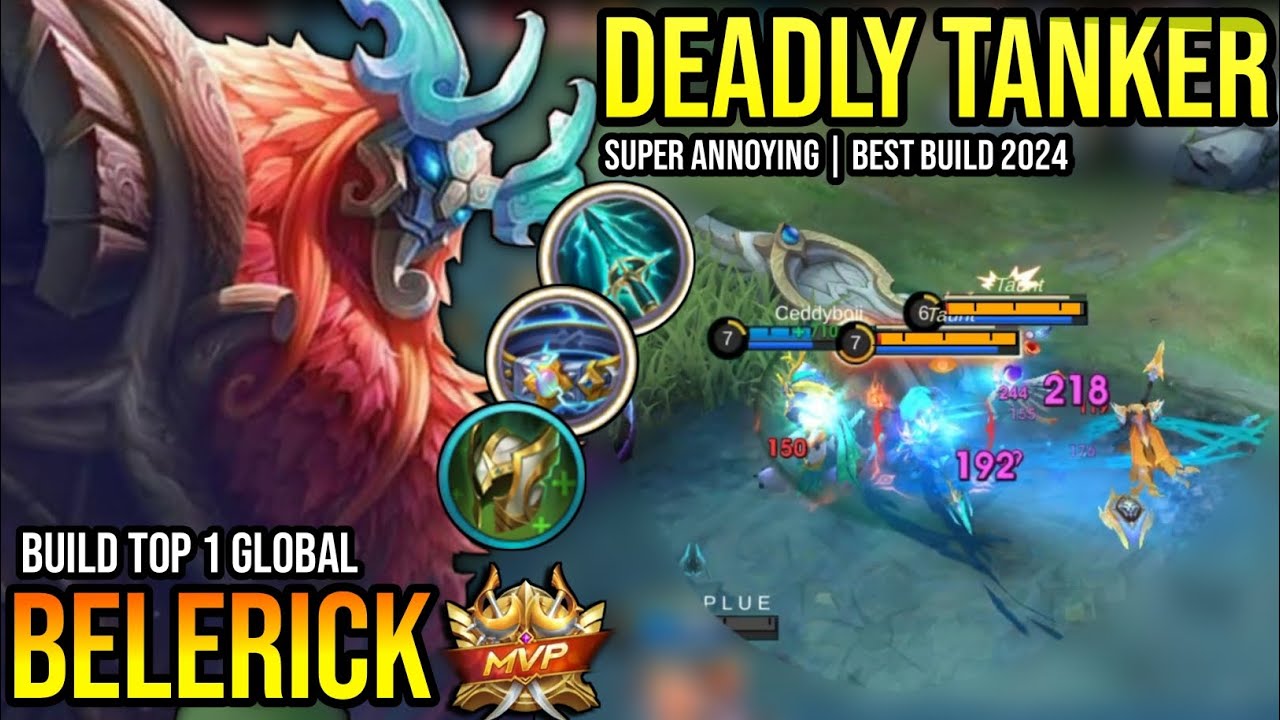 BELERICK BEST BUILD 2025 | BUILD TOP 1 GLOBAL BELERICK GAMEPLAY | MOBILE LEGENDS✓