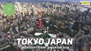 Tokyo Japan Free Flight 🇯🇵 | Microsoft Flight Simulator PS5 | 1080p 60FPS | No Commentary