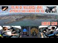 Mallorca  pmi  full airbus approach over the island to runway 06l  pilots cockpit  charts view