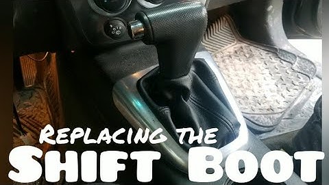 HUMMER H3: Replacing Shift Boot Cover