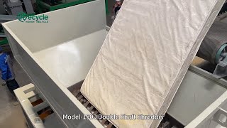 Used Mattress Recycling Machine | Mattresses Shredder & Crusher