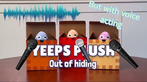 Yeeps plush but with voice acting #yeeps @YeepsVR_